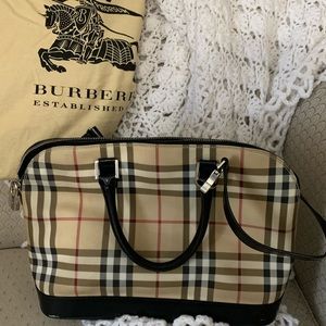 Burberry satchel style bag
